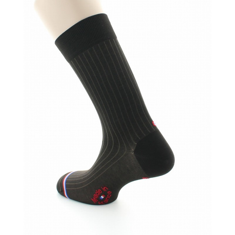 Shadow Sock Fil d'Ecosse Superieur Dark Brown