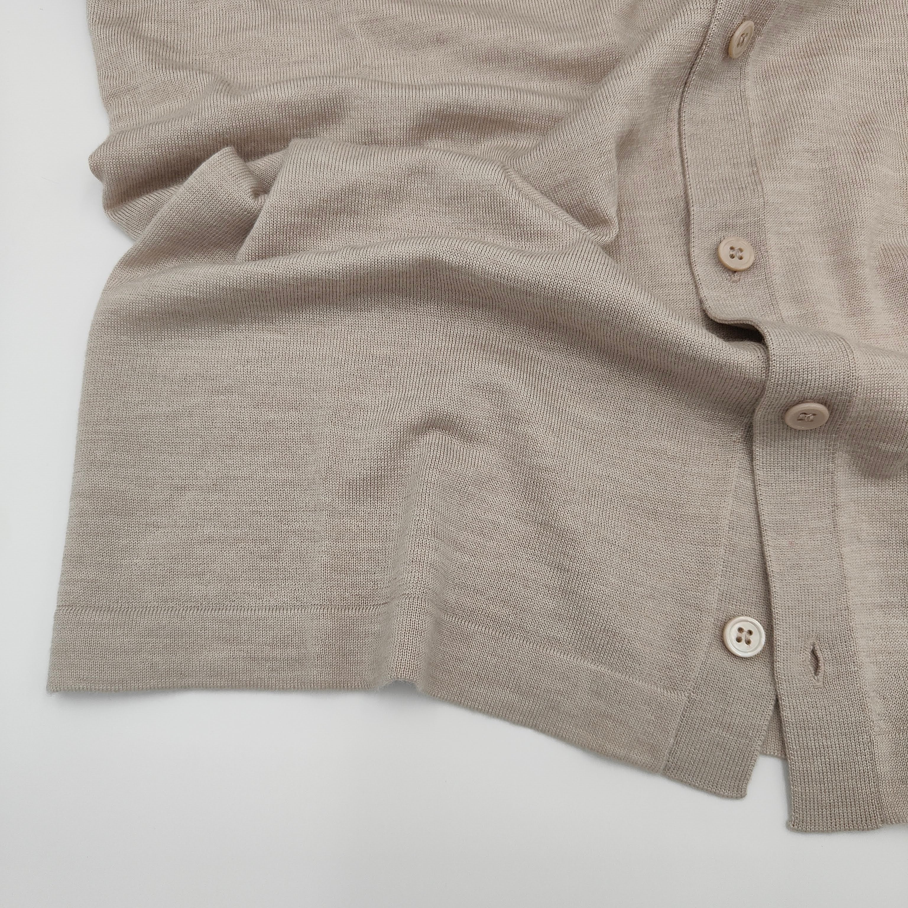 Overshirt Merino/Cashm/Silk Stone