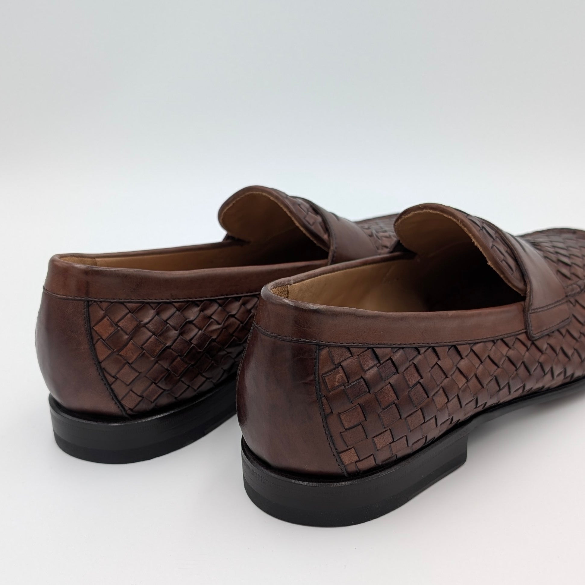 Intrecciato Loafer Handpolished Brown