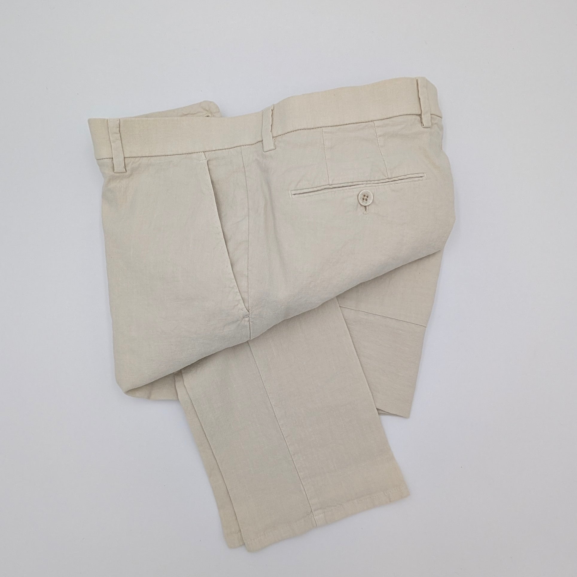 Chino Linen/Cotton Napoli Cream
