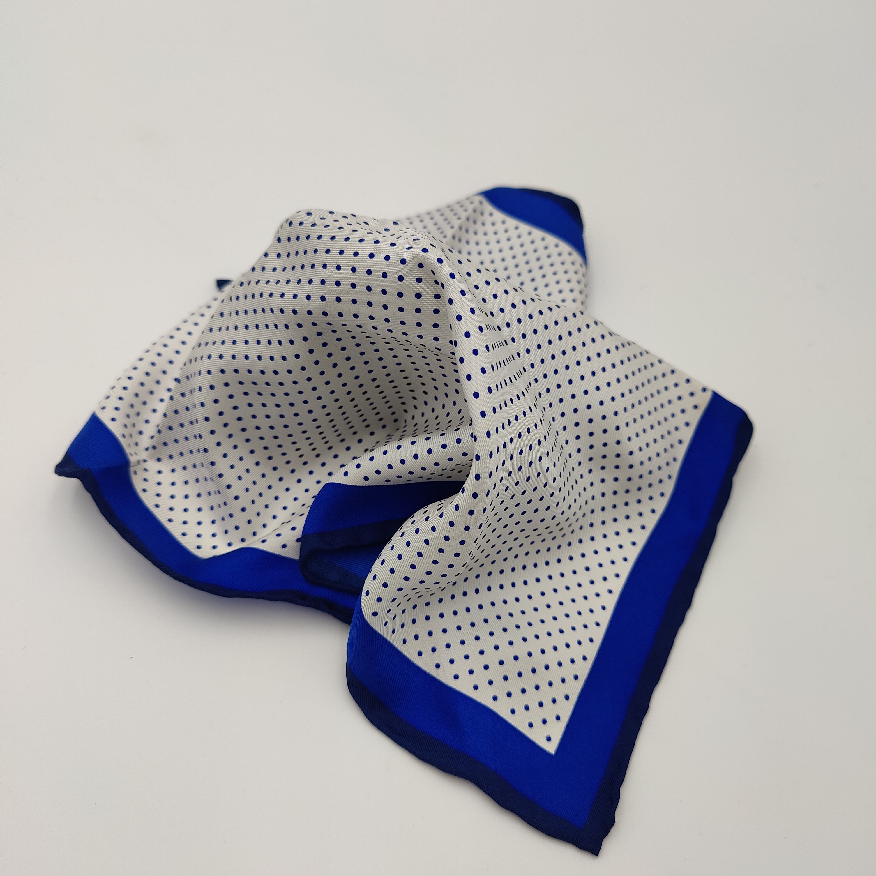 Pocket Square Dot White
