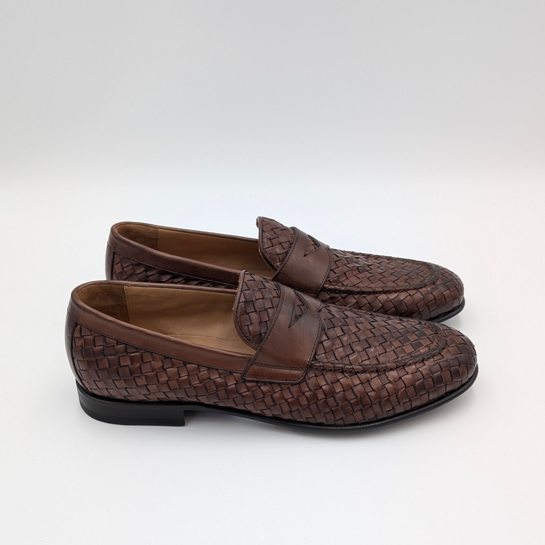 Intrecciato Loafer Handpolished Brown
