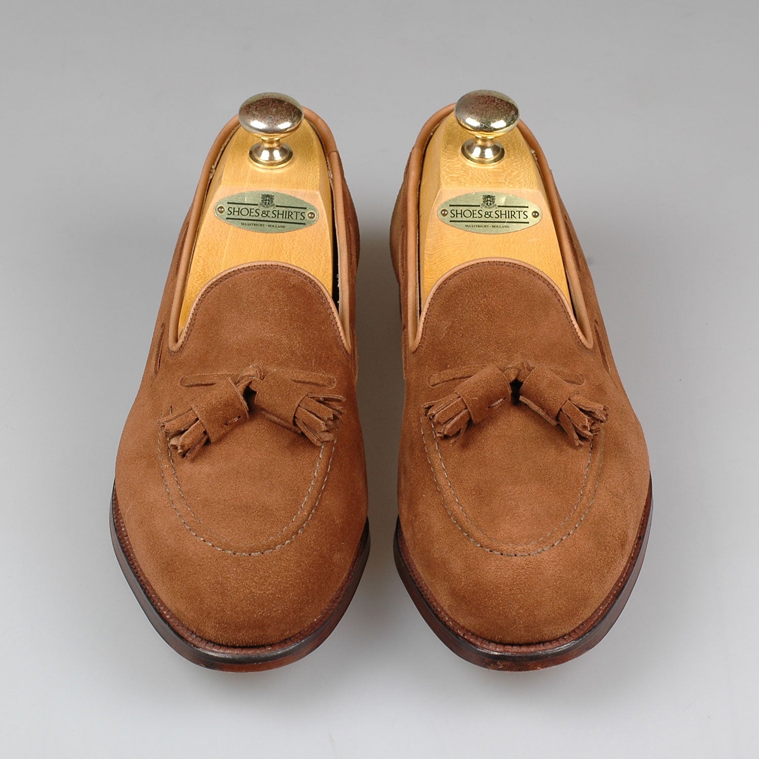 Cavendish 2 Calf Suede Polo Brown
