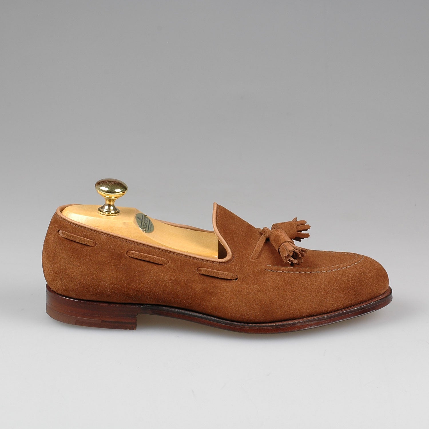 Cavendish 2 Calf Suede Polo Brown