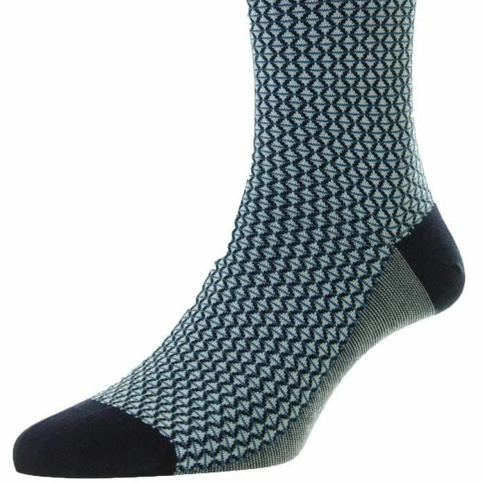 Sock Elgar Cotton Navy