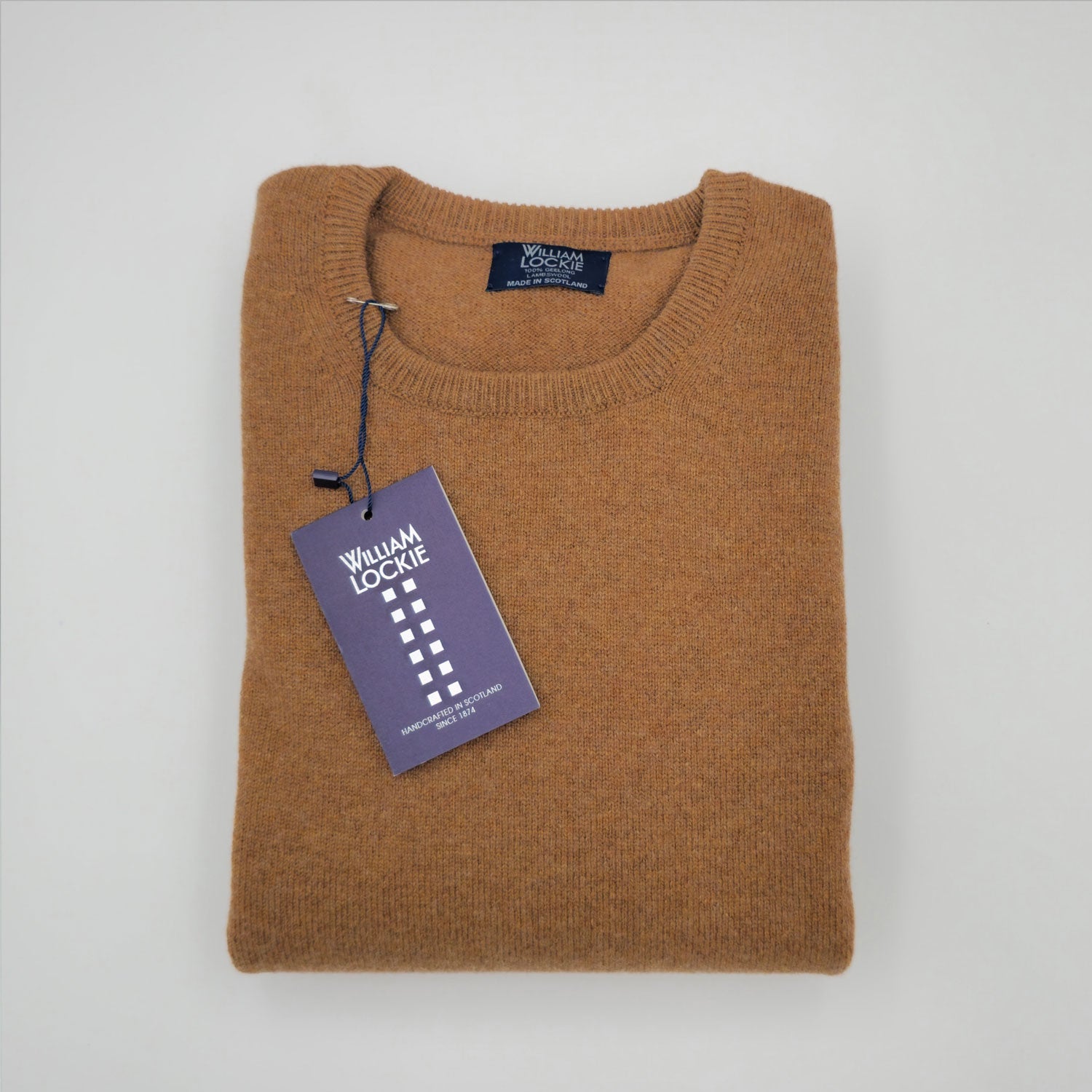 Crew Neck Lambswool Sweater