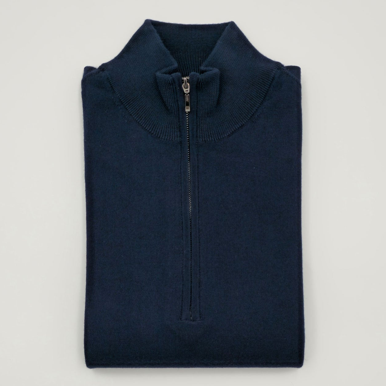 Half Zip Sweater Merino Navy
