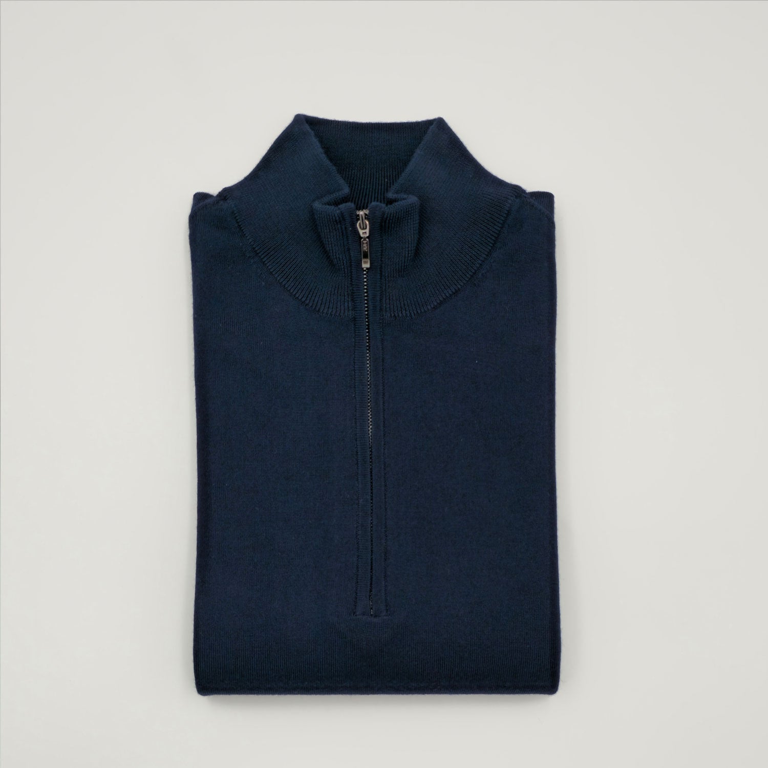 Half Zip Sweater Merino Navy