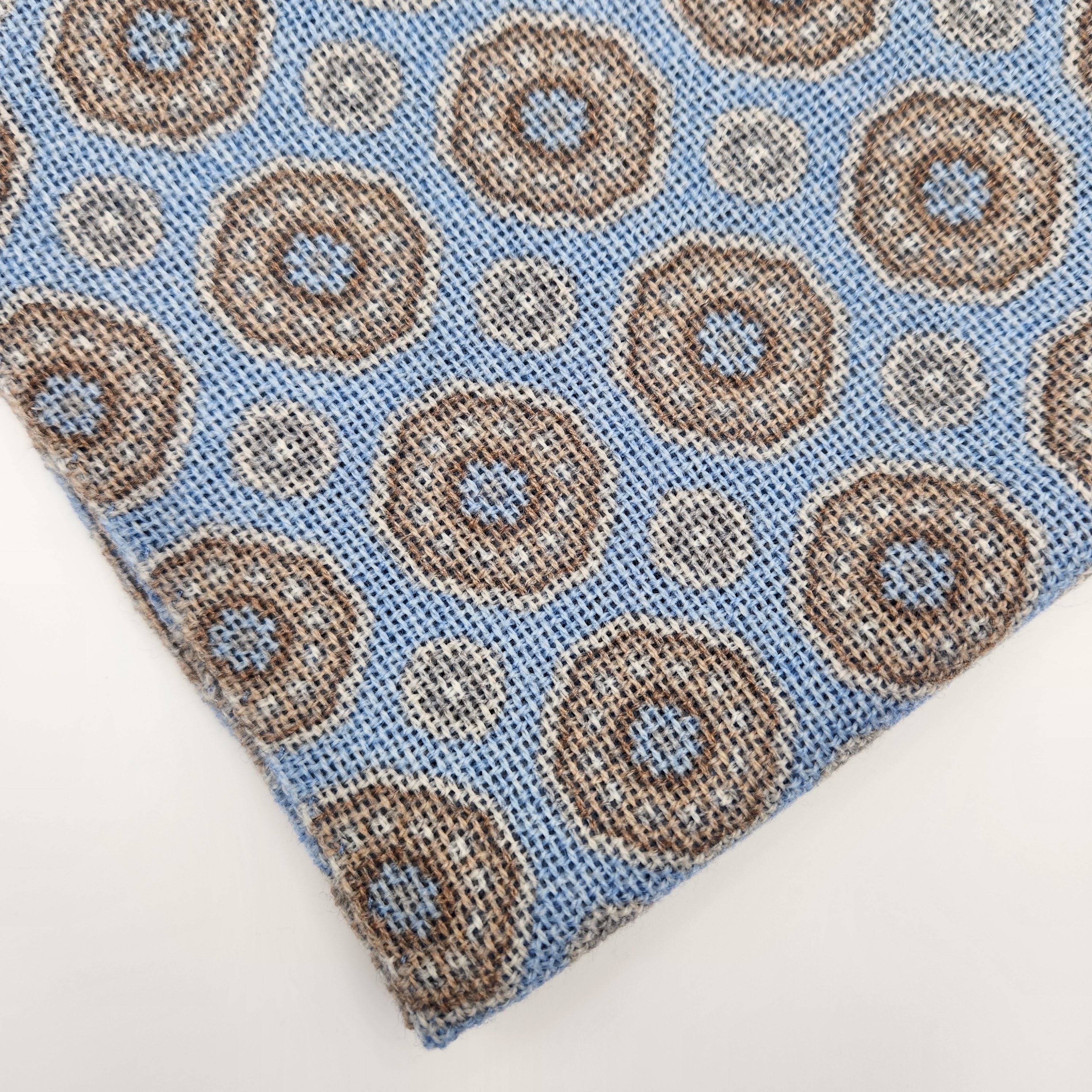 Scarf Light Wool Julius Blue