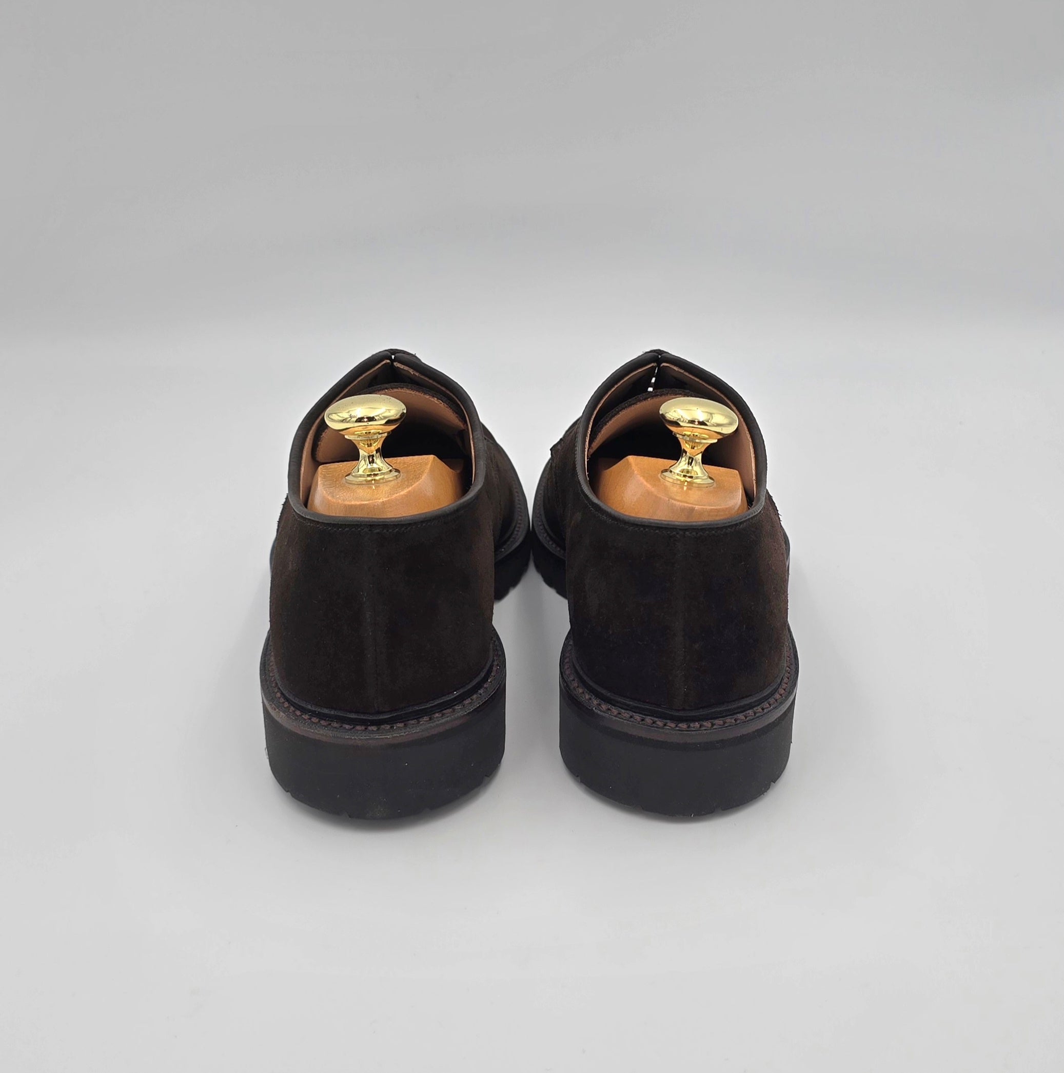 Windermere Derby Vibram Sole Dark Brown Suede