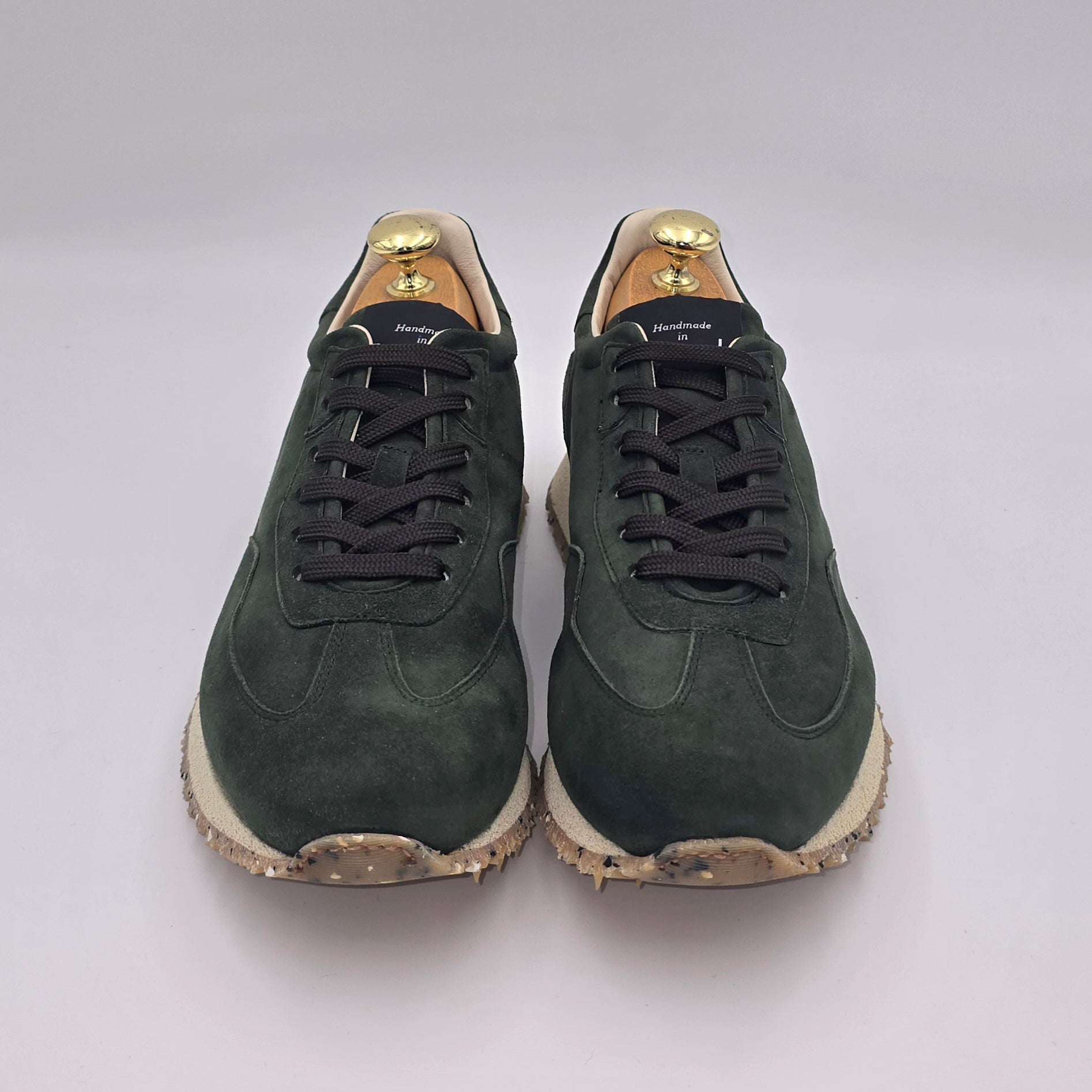 Sneaker React Suede Moss Green