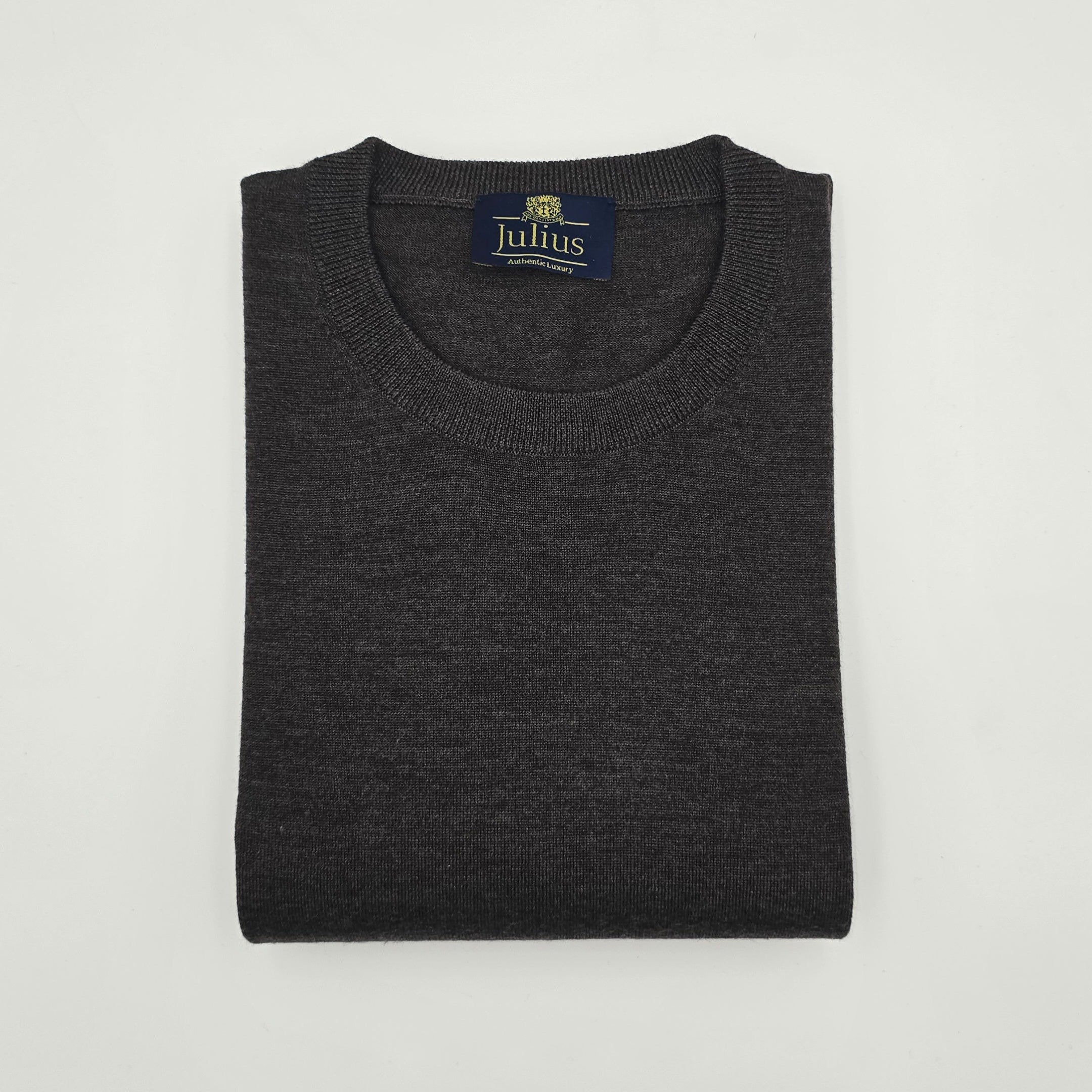O-Neck Merino Sweater Dark Brown