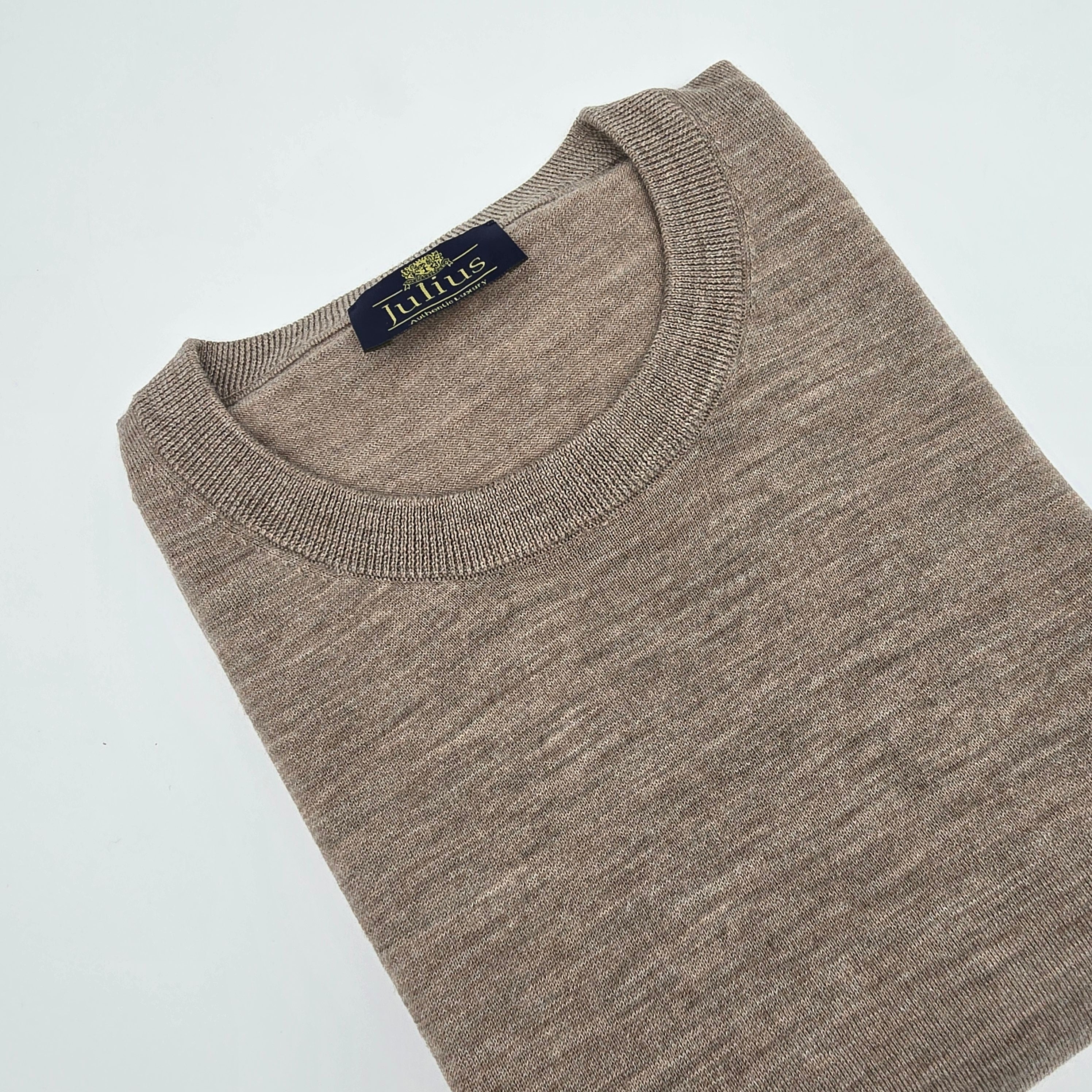 O-Neck Merino Sweater Camel