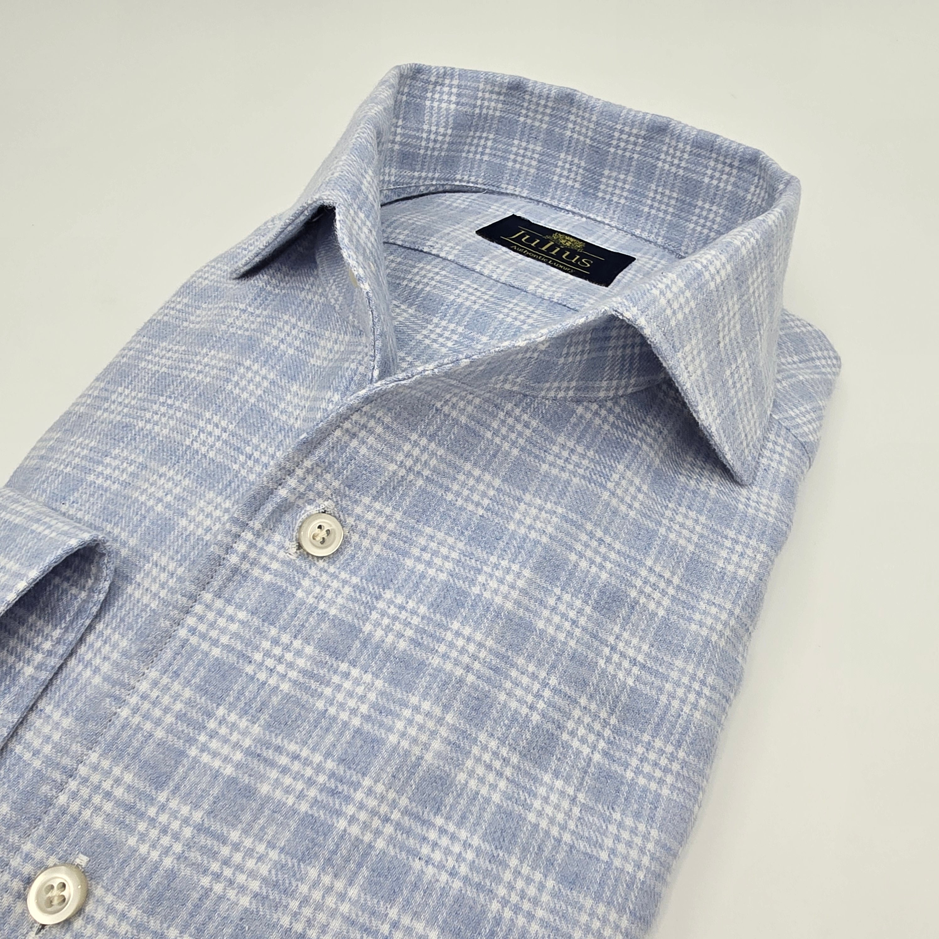 Shirt Soft Flannel Checks Blue