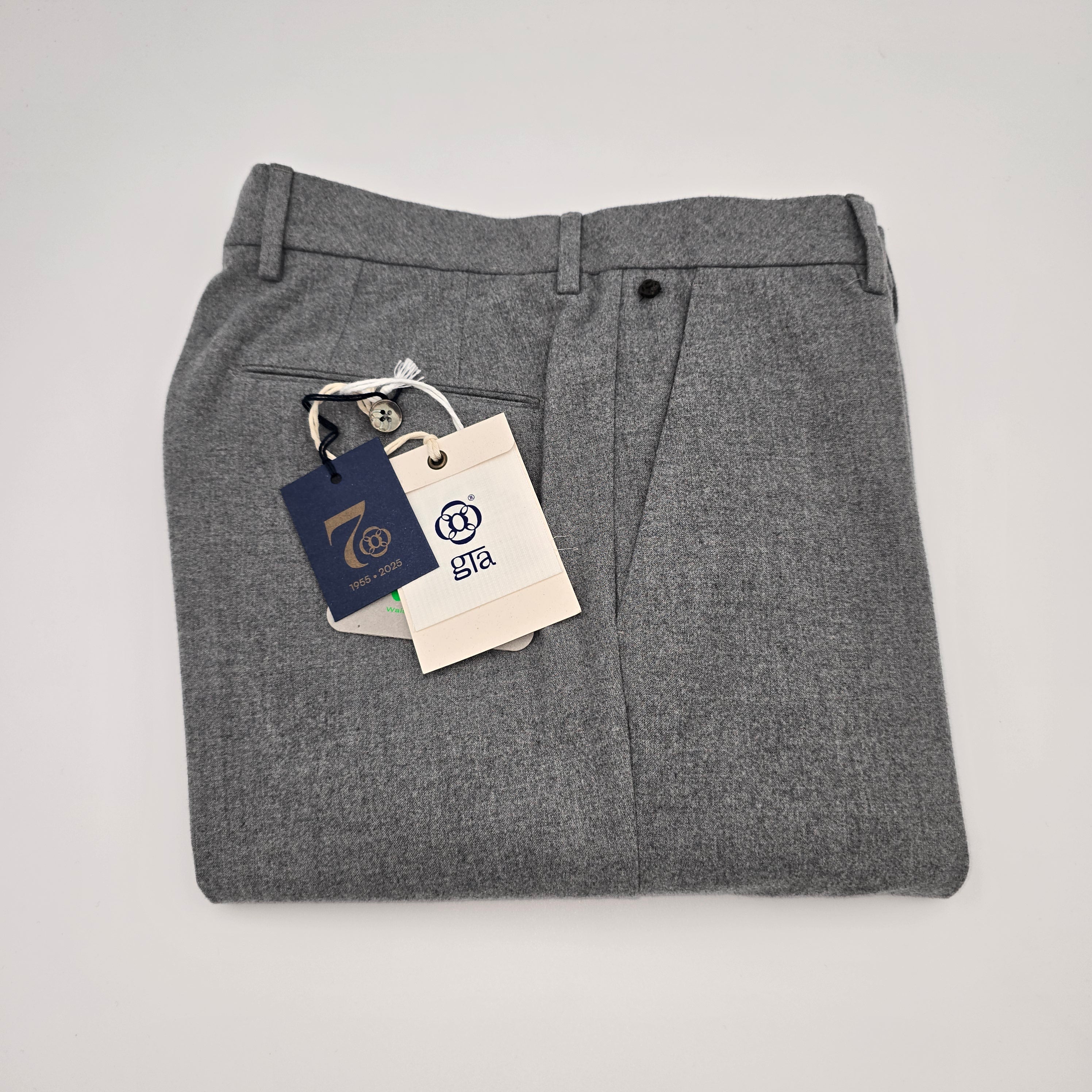 Chino Flannel Mid Grey