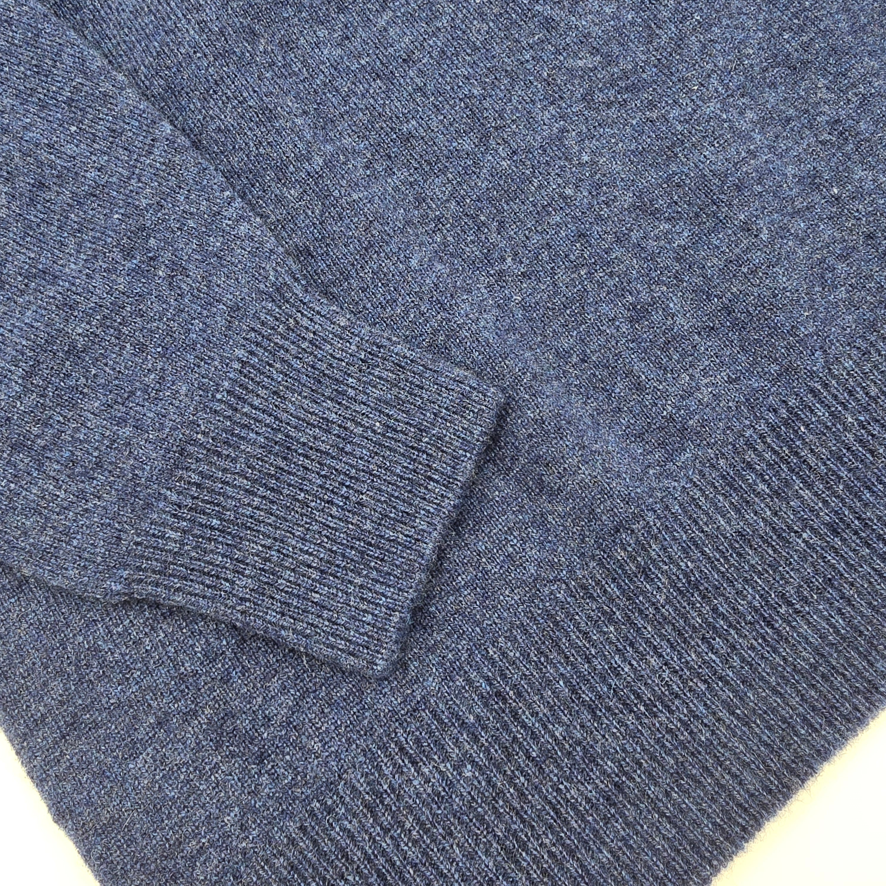 V-neck Lambswool Rhapsody Blue