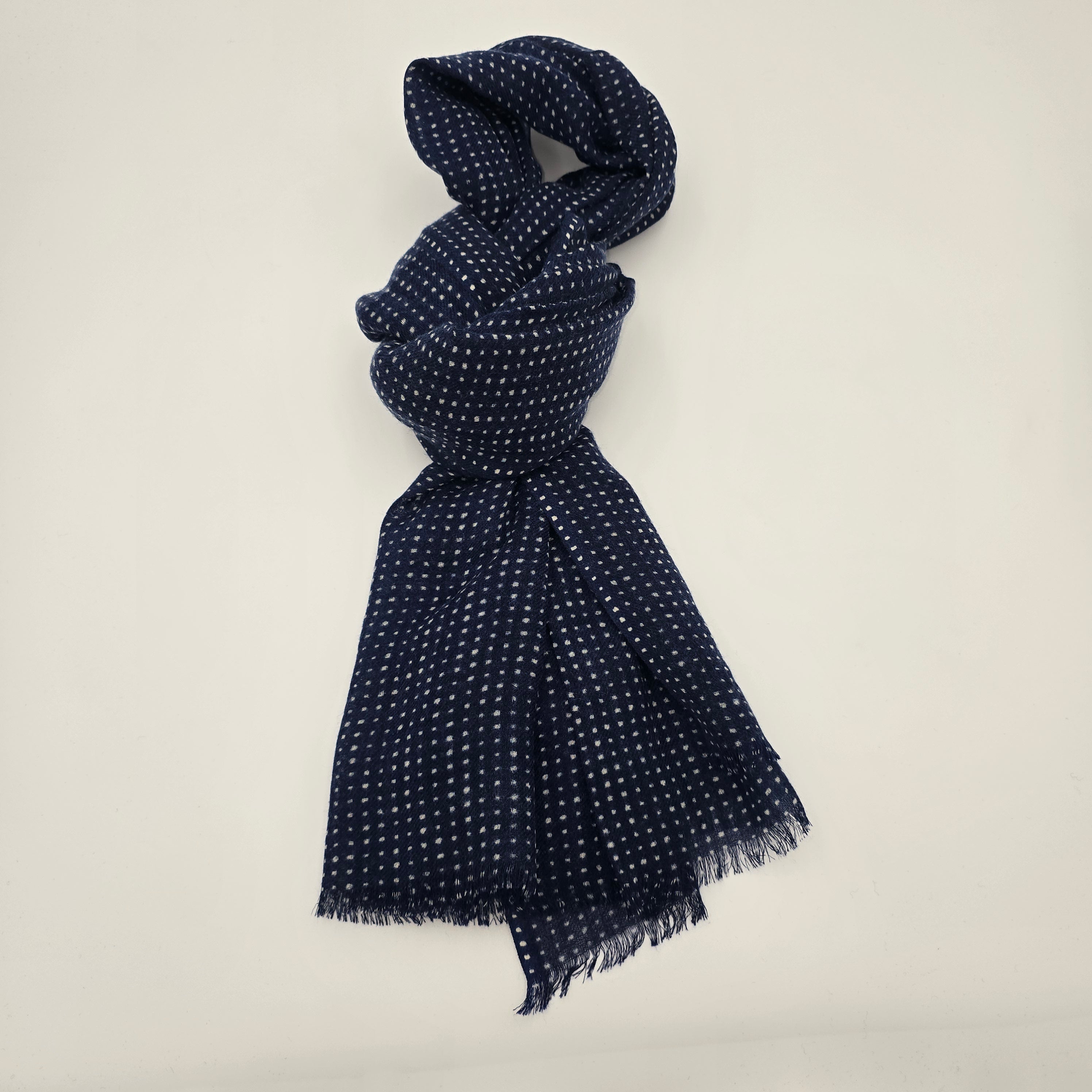 Scarf Wool Polka Dot