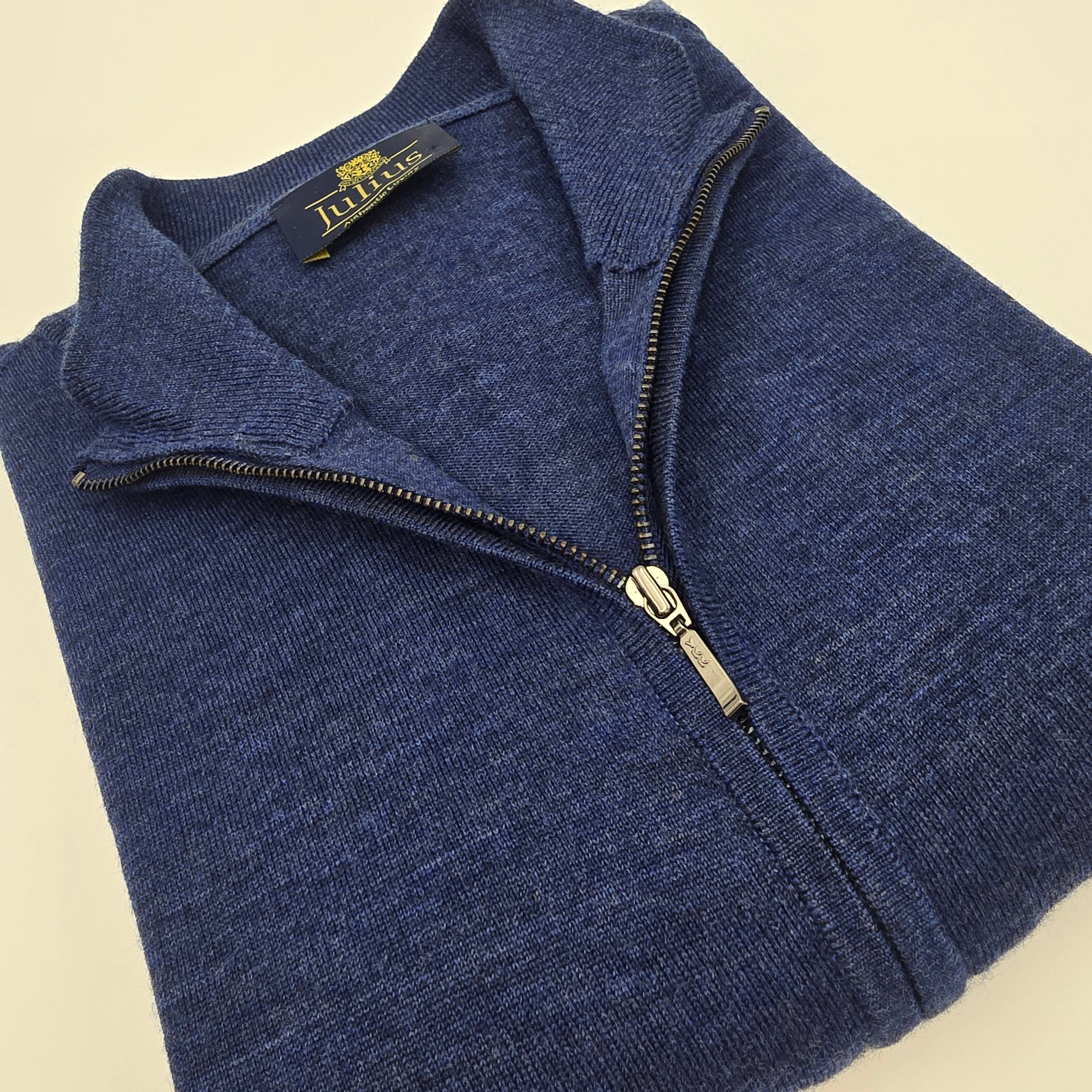 Half Zip Sweater Merino Blue Haze