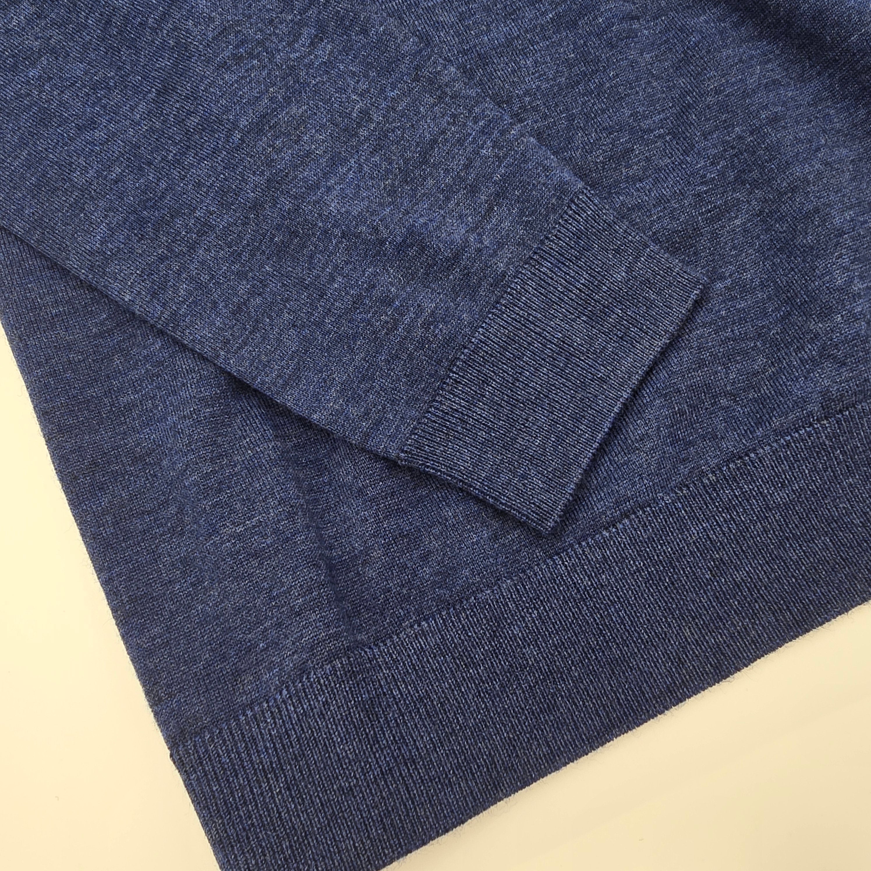 Half Zip Sweater Merino Blue Haze