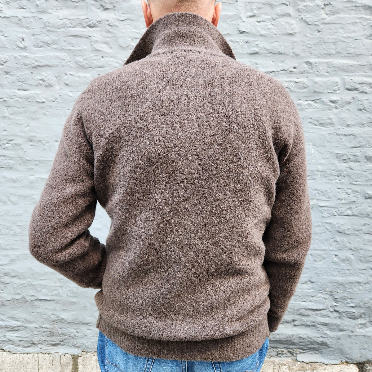 Luxury Vest Wool/Cashmere Brown Melee