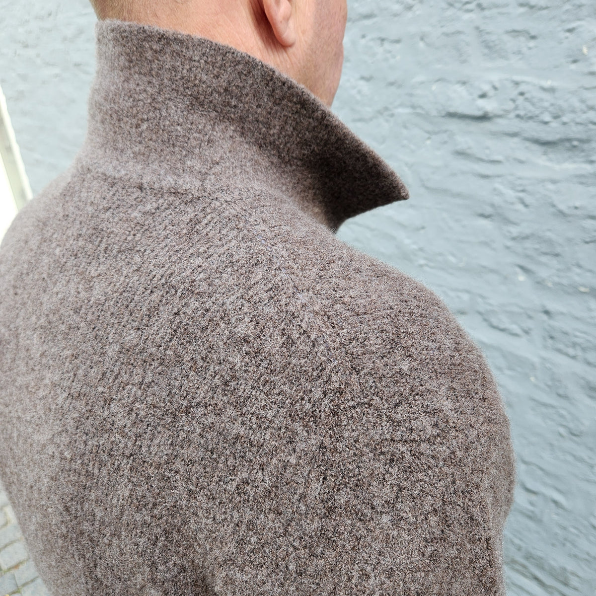 Luxury Vest Wool/Cashmere Brown Melee