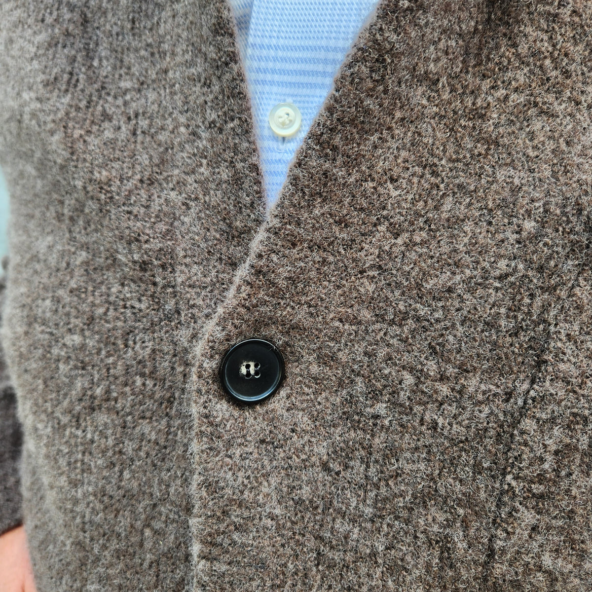 Luxury Vest Wool/Cashmere Brown Melee