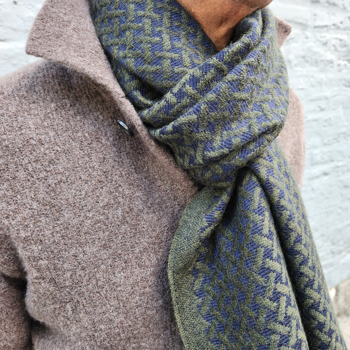 Luxury Vest Wool/Cashmere Brown Melee