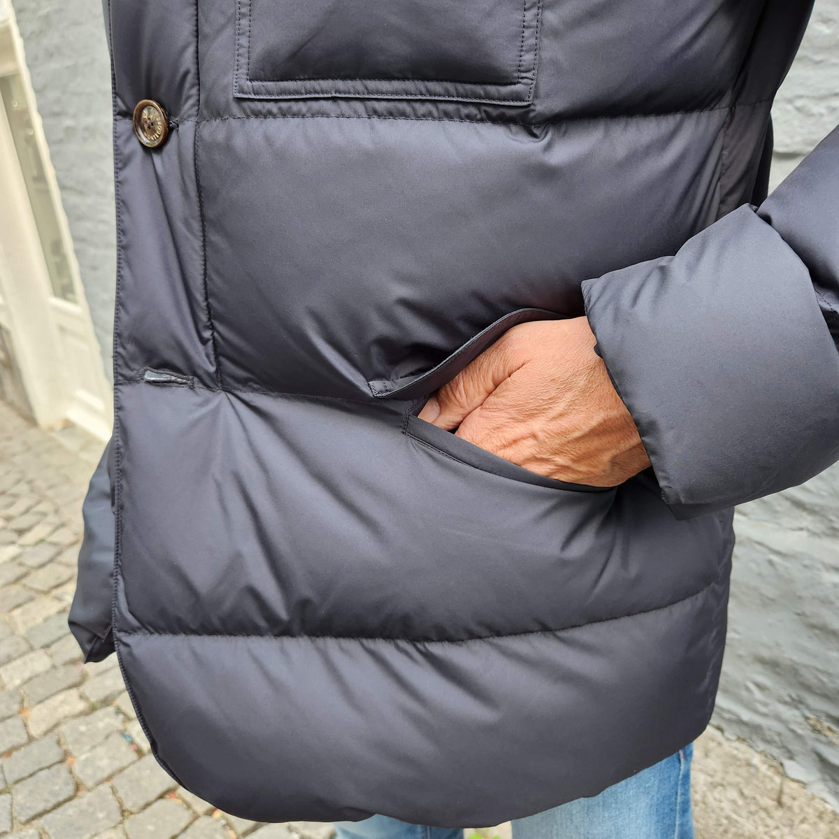Casual Down Jacket Navy