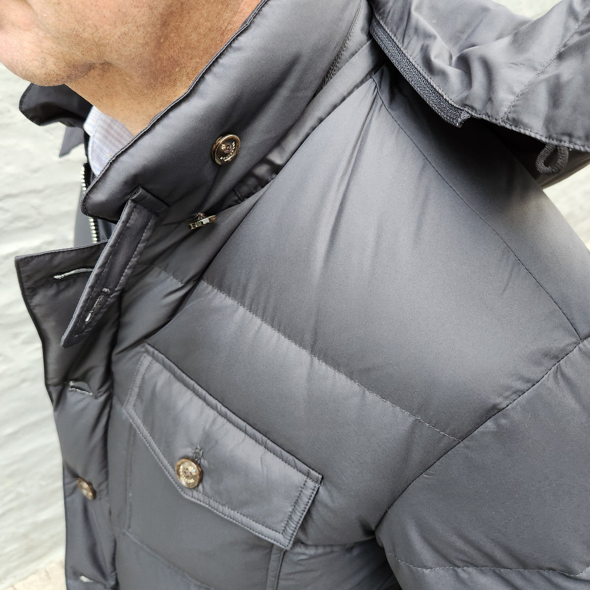 Casual Down Jacket Navy