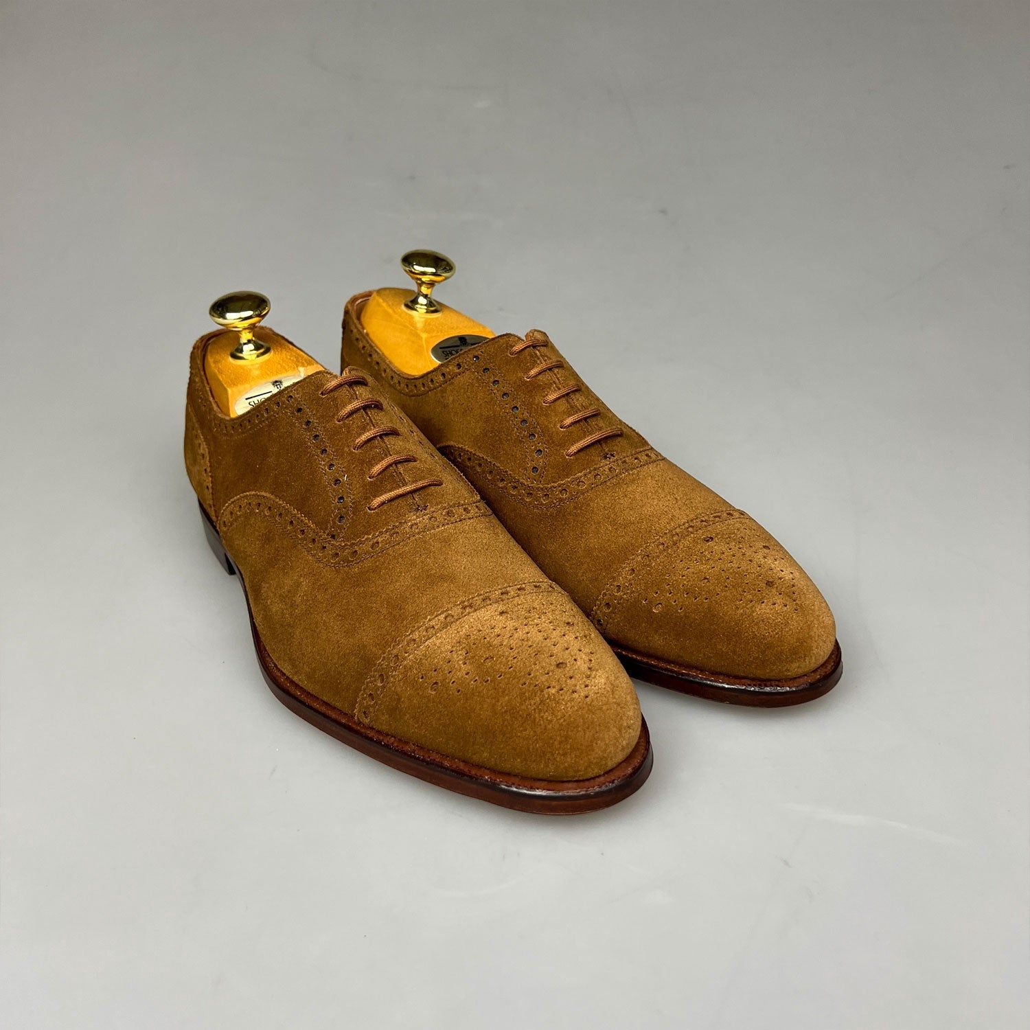 Crockett & Jones Westfield Suede Licht Bruin