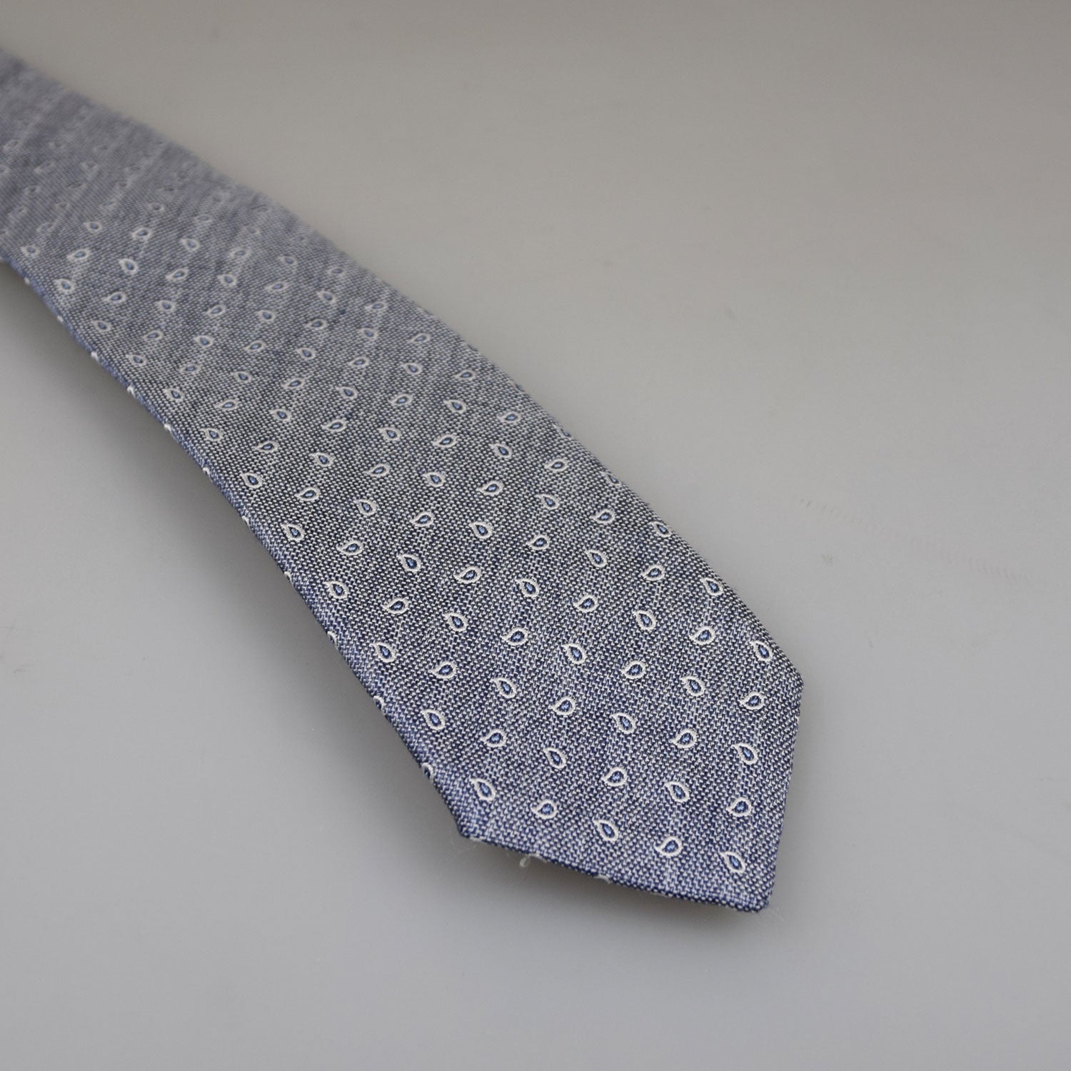 Tie Silk/Cotton Paisley