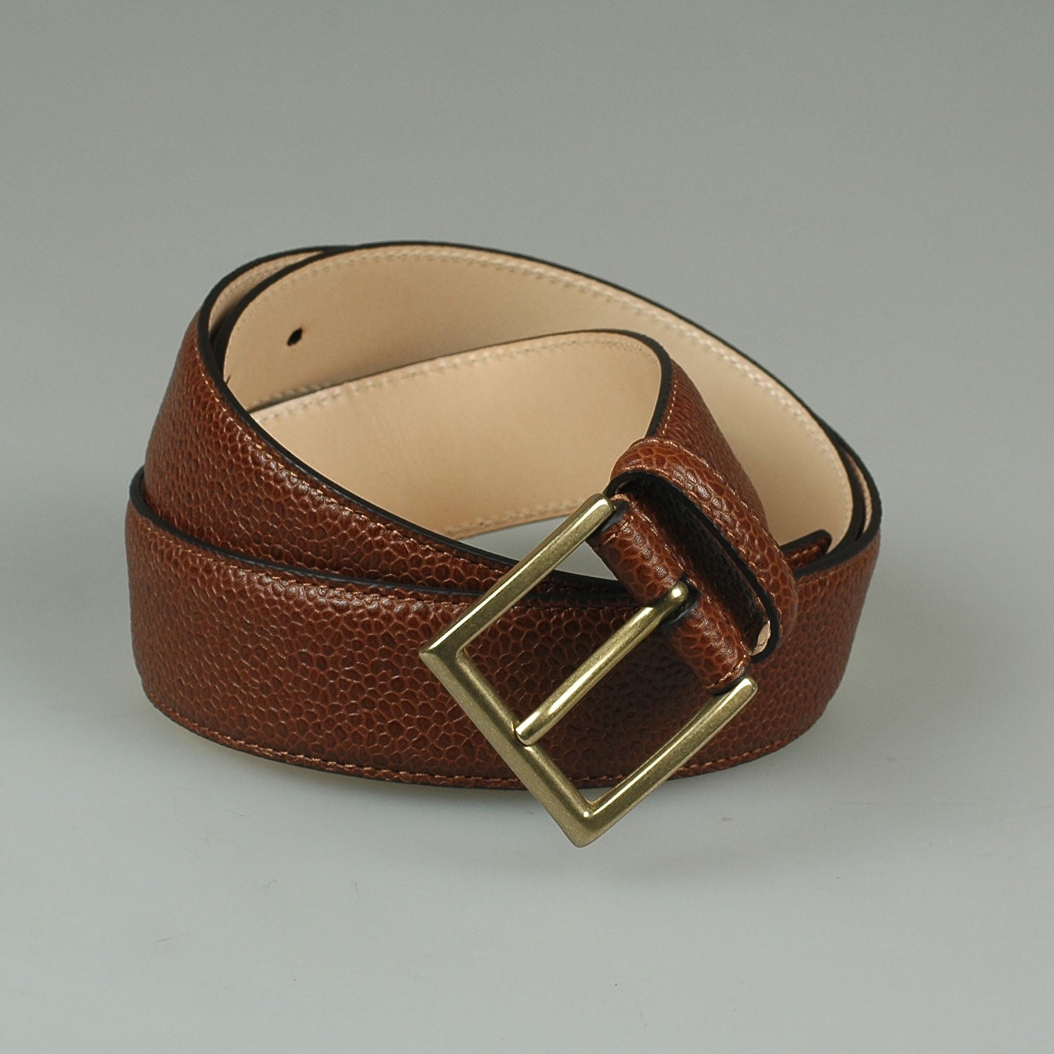 Belt Tan Scotch Grain