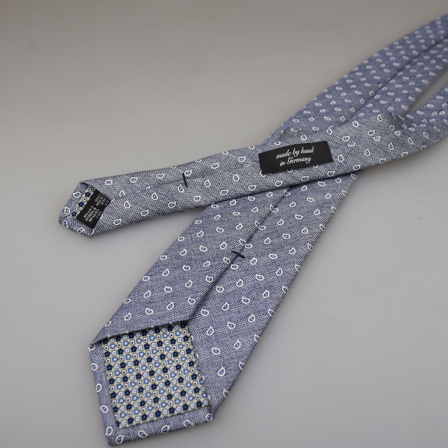 Tie Silk/Cotton Paisley