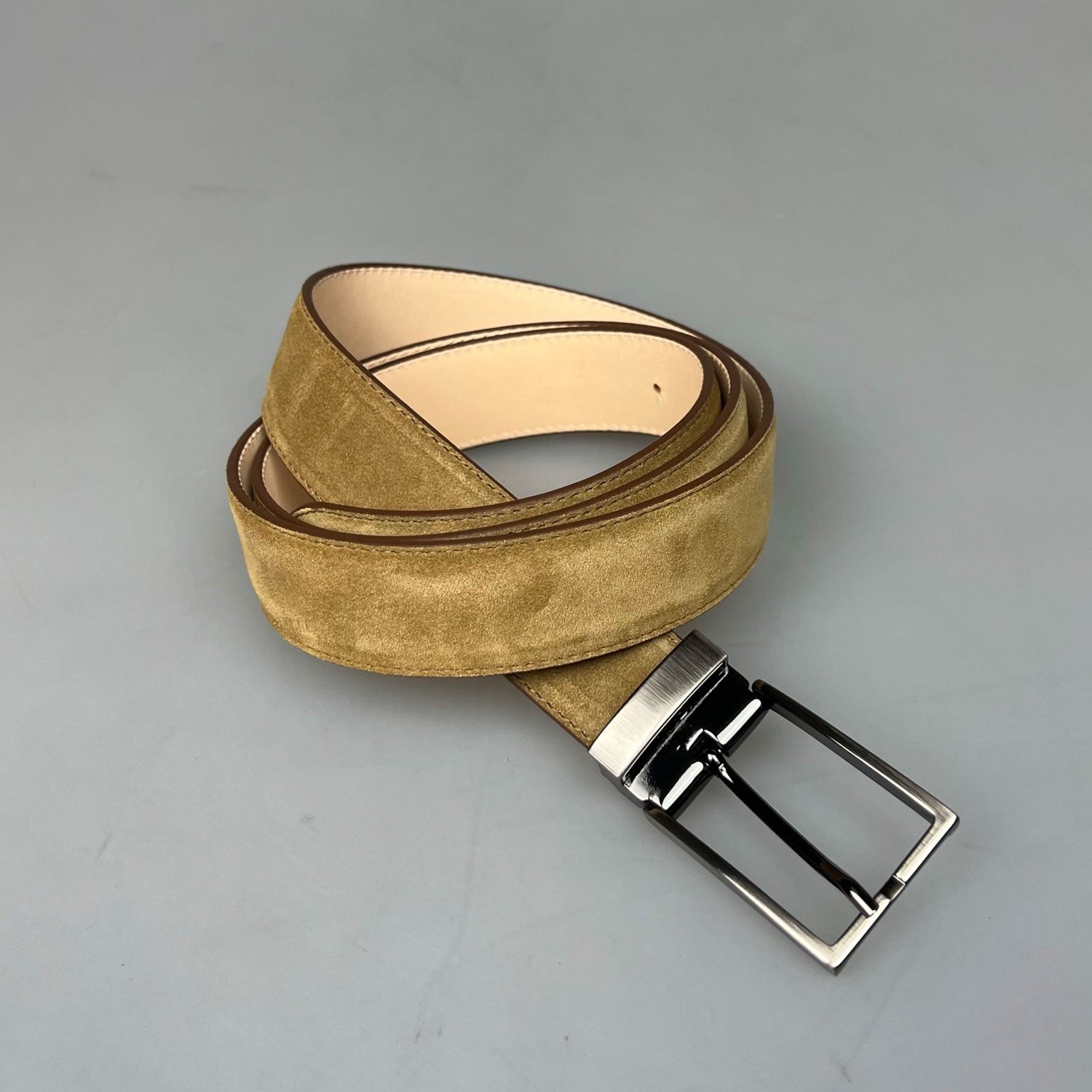 Julius Suede Belt Cognac