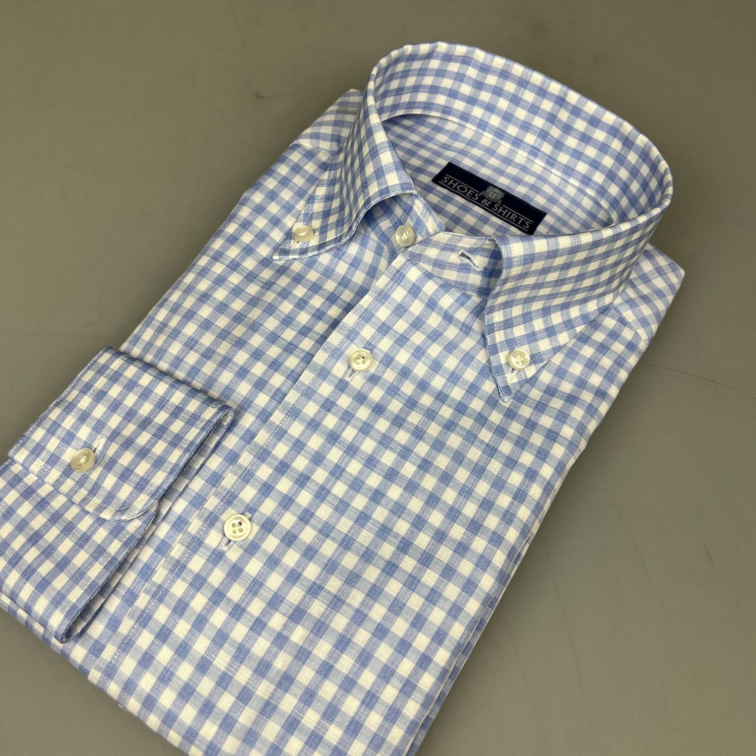 Button Down Mediteranean Check