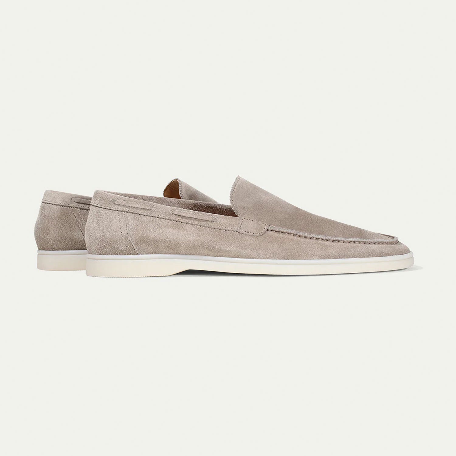 Yacht-Loafer, ungefüttert, Grau