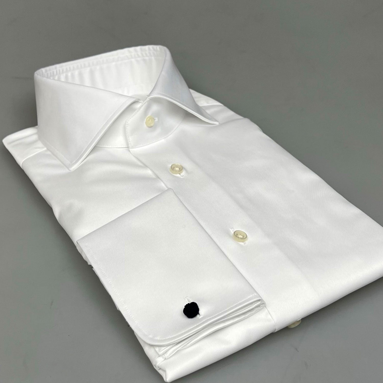 Cutaway Shirt Comfort Double Cuff White