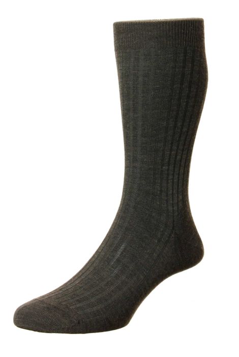 Sock Merinowool Dark Brown