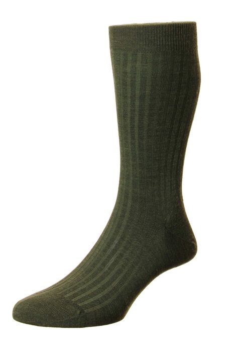 Sock Merinowool Olive