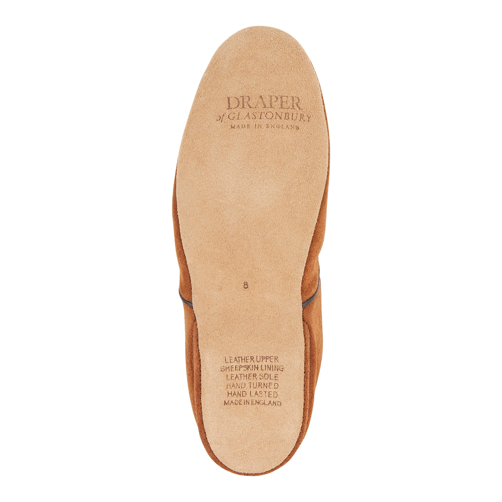 Sheepskin Lining House Slipper Cognac