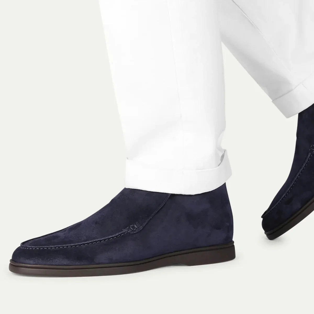 City Loafer Brown Sole Navy