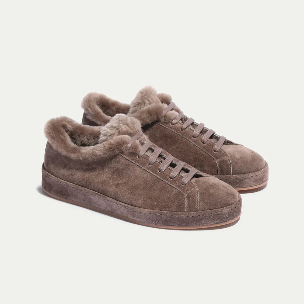 Aurelien Voyager Sneaker Shearling lined Ashgrey Grey