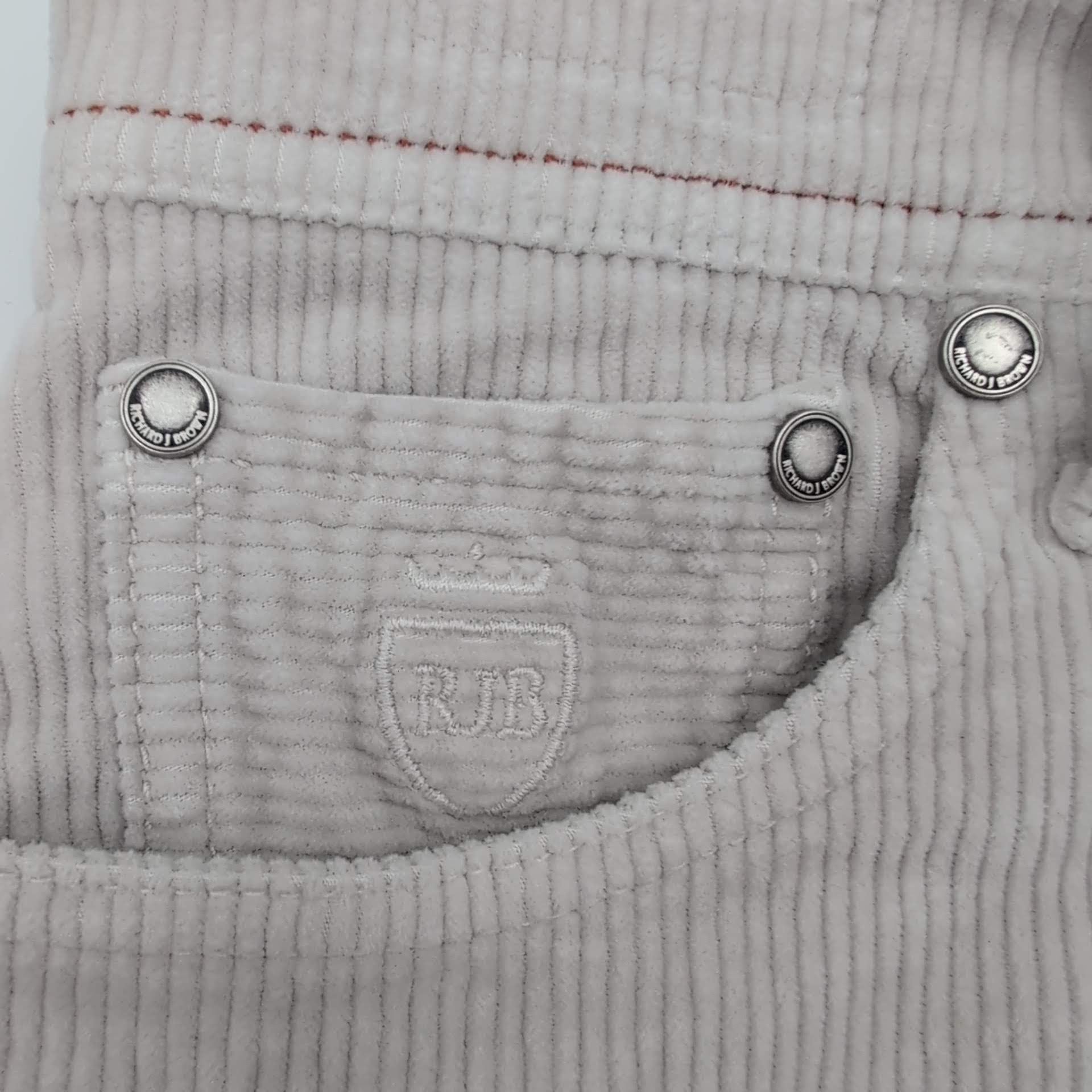5-pocket Baby Rib Trouser Urban Off White