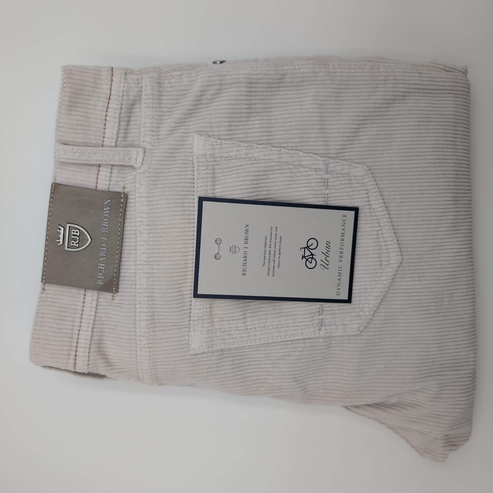 5-pocket Baby Rib Trouser Urban Off White