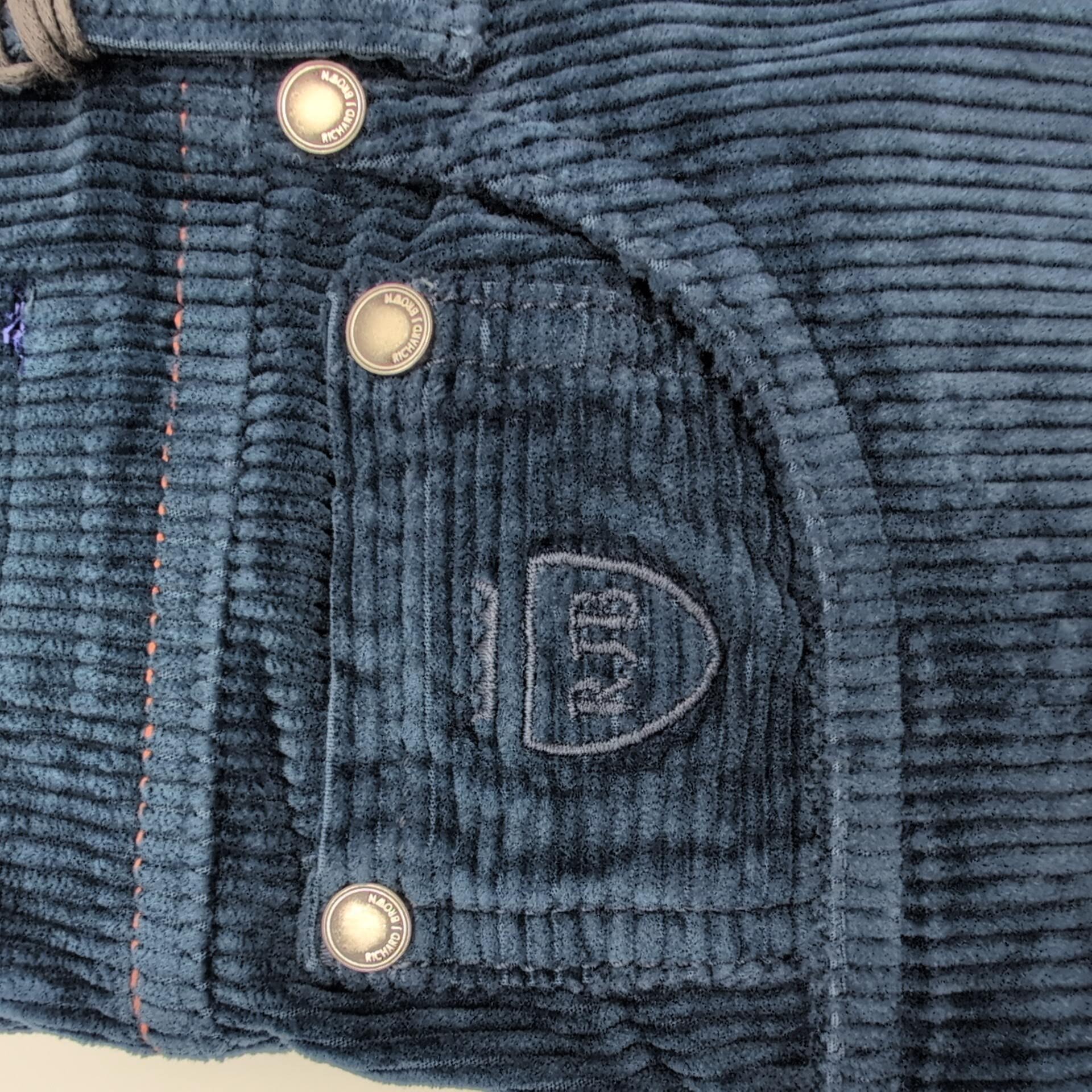 5-pocket Baby Rib Trouser Urban Blue