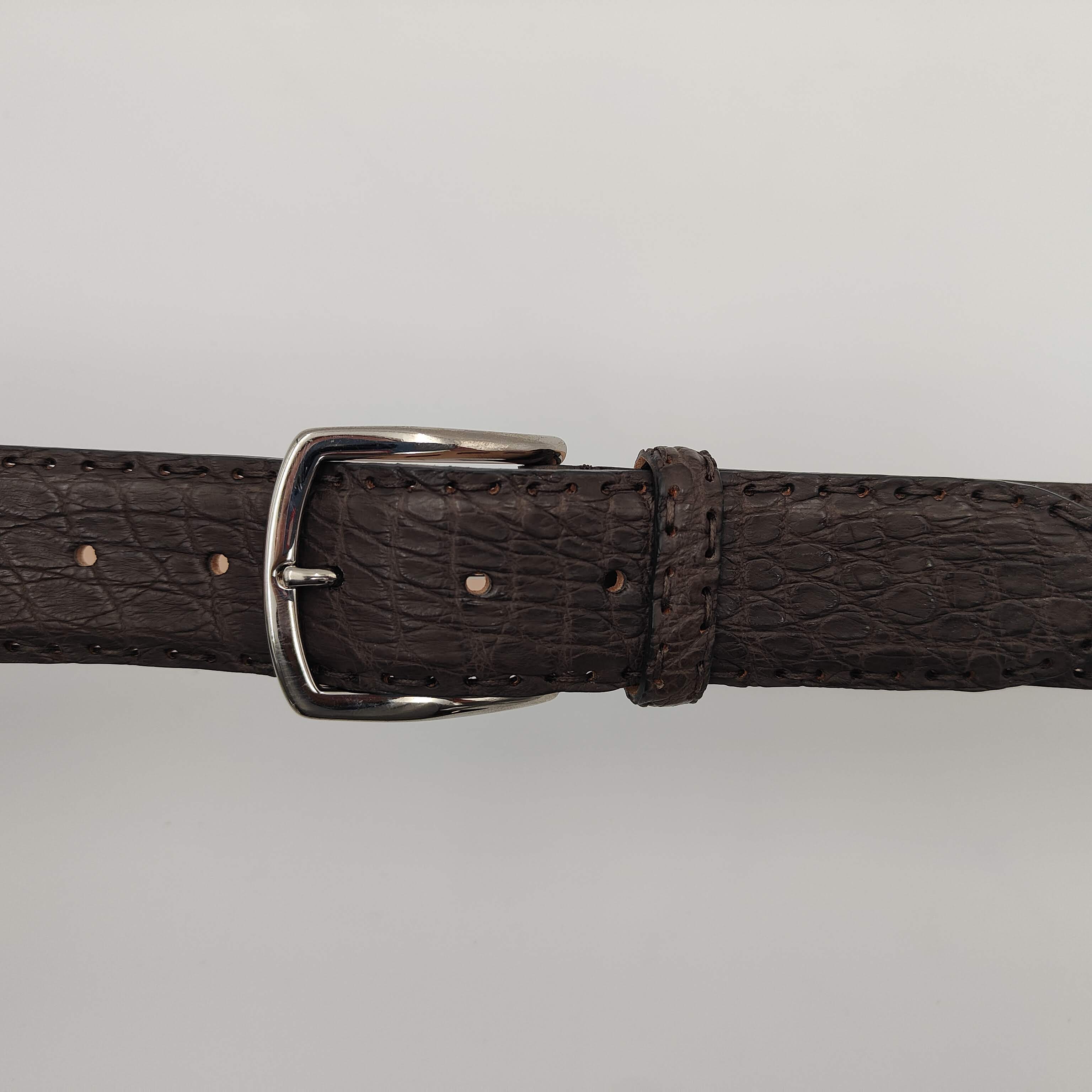 Belt Caiman Nabuck Croco