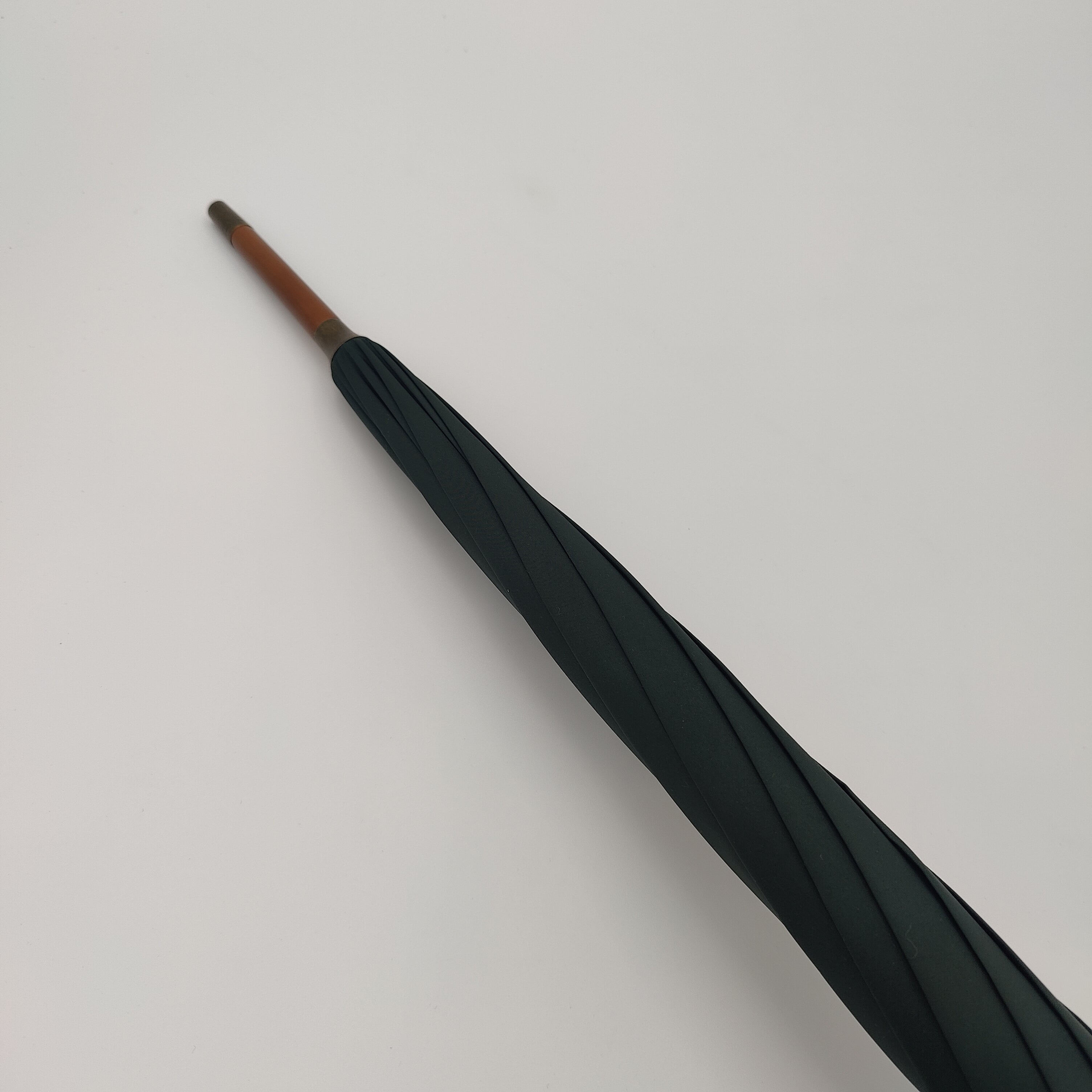 Fox Umbrella Tan Leather Handle