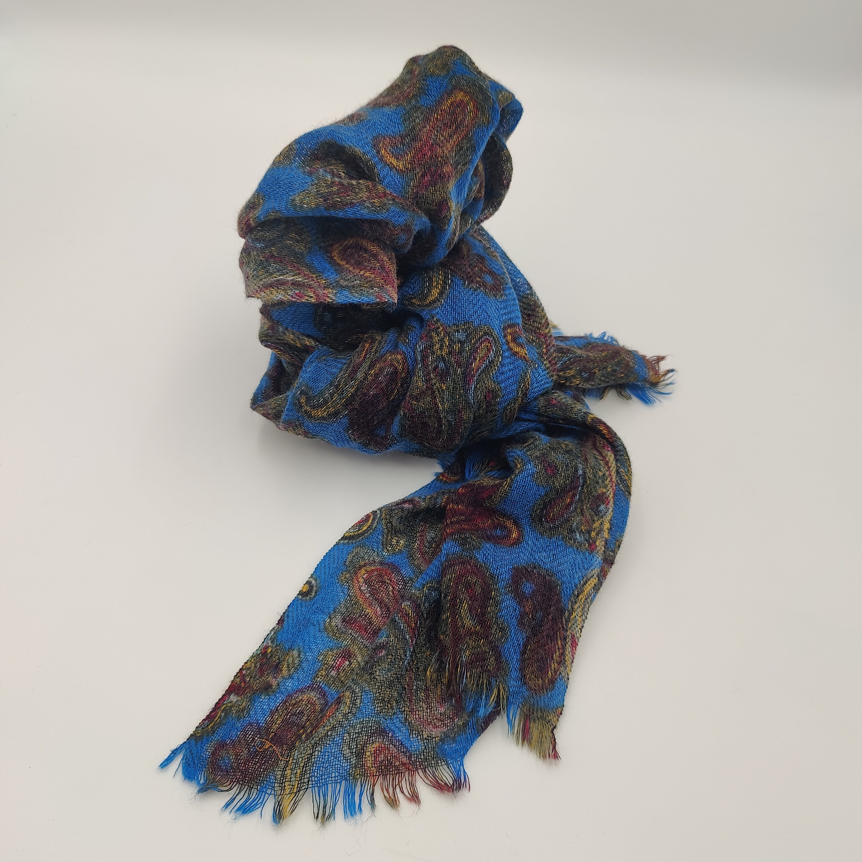 Scarf Wool/Cashmere Moritz Mid Blue