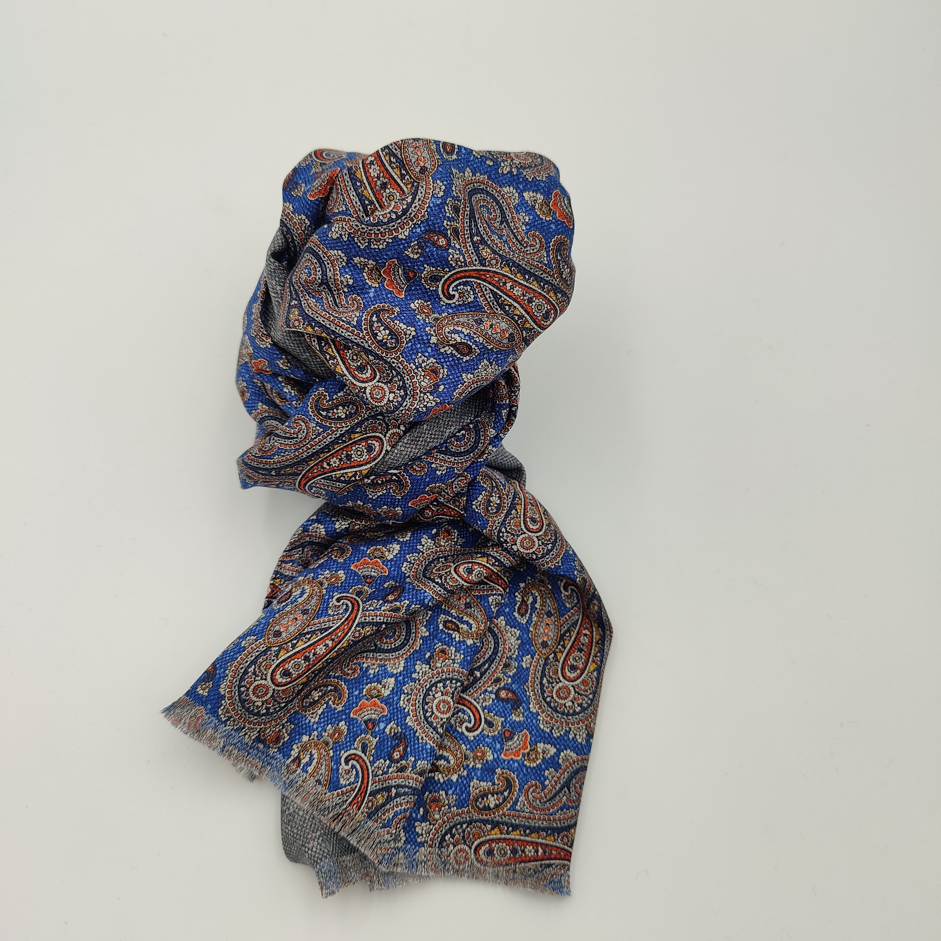 Scarf Matt Silk Paisley Avignon