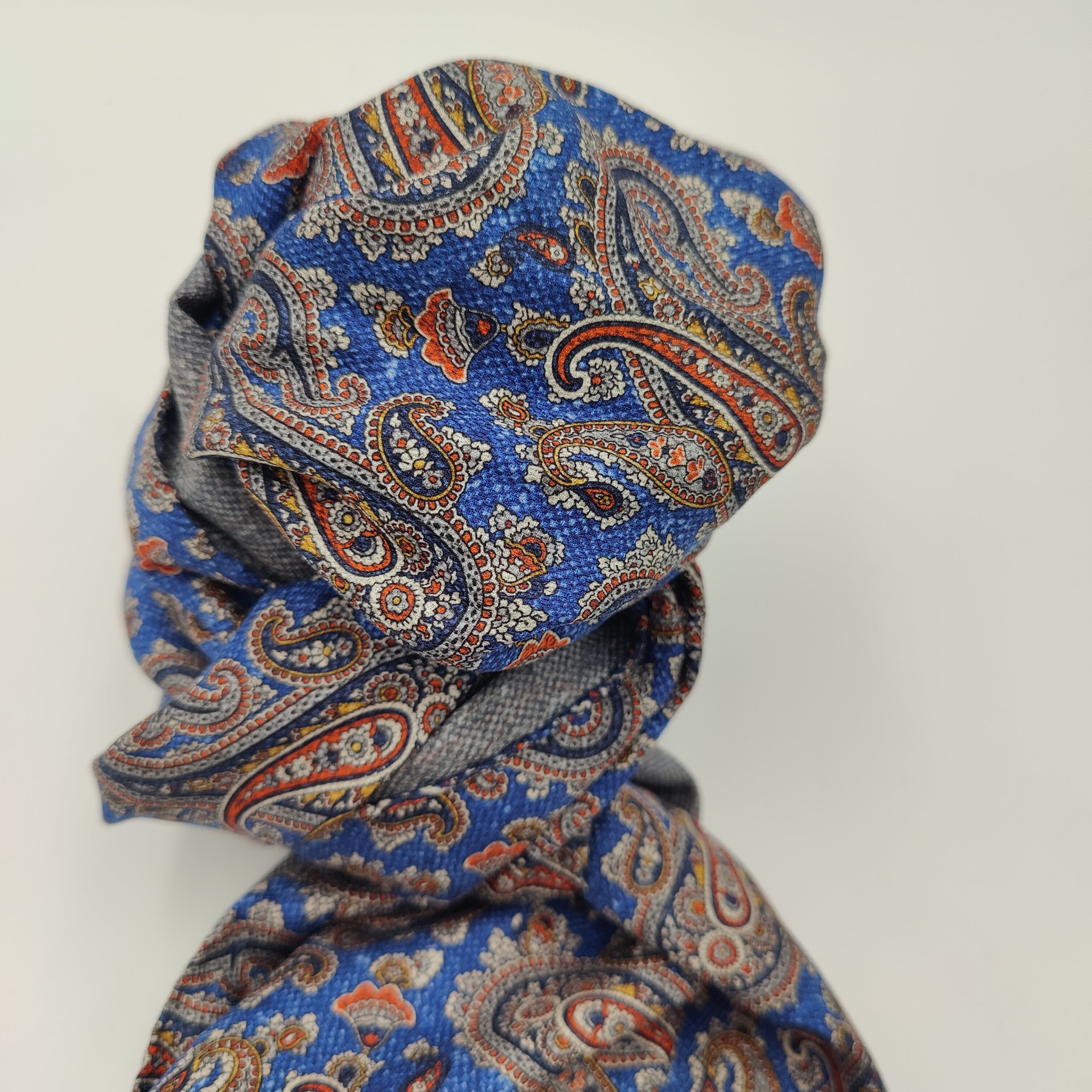 Scarf Matt Silk Paisley Avignon